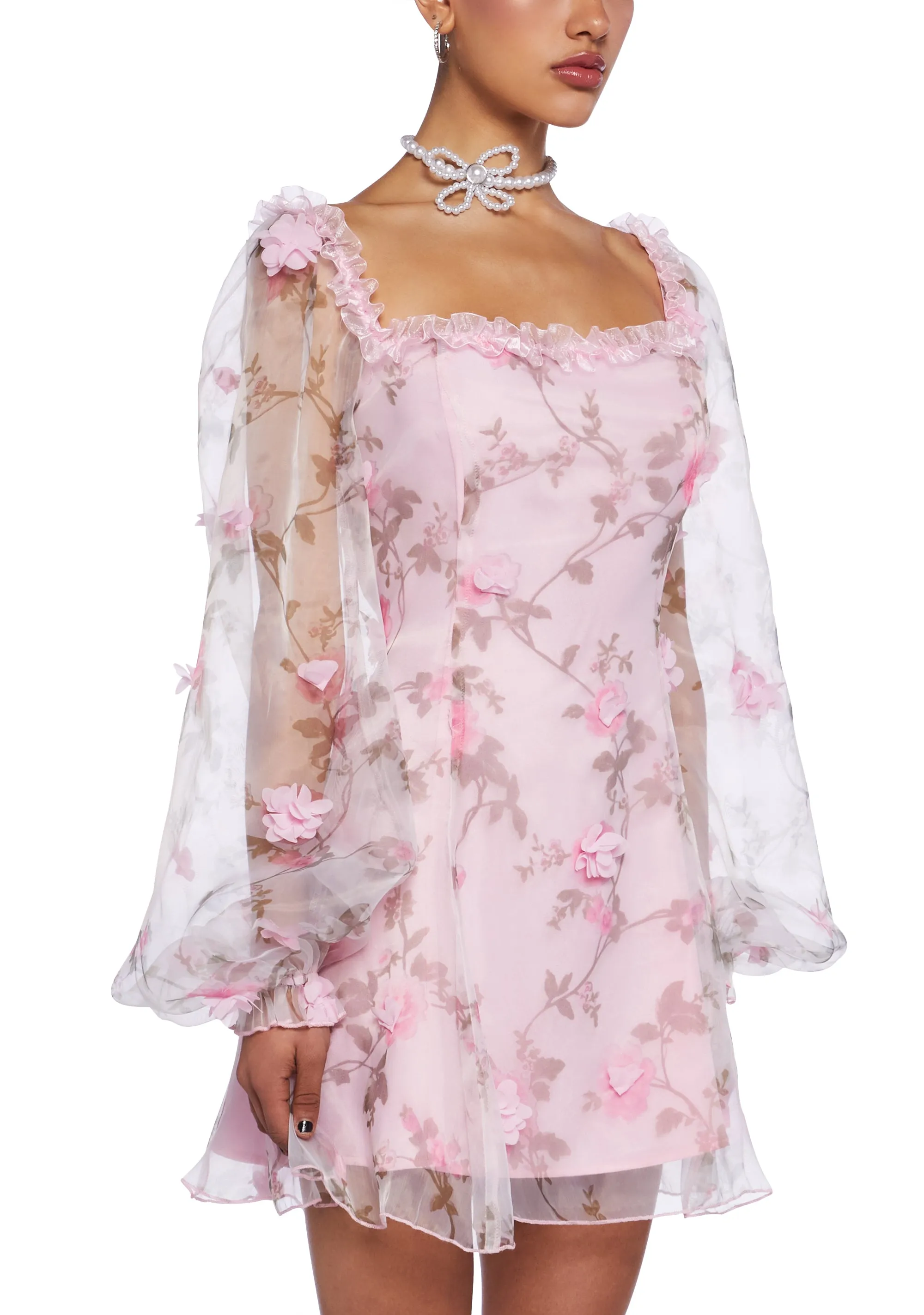 Multiple Proposals Mini Dress - Pink sold by Dolls Kill product image thumbnail 5