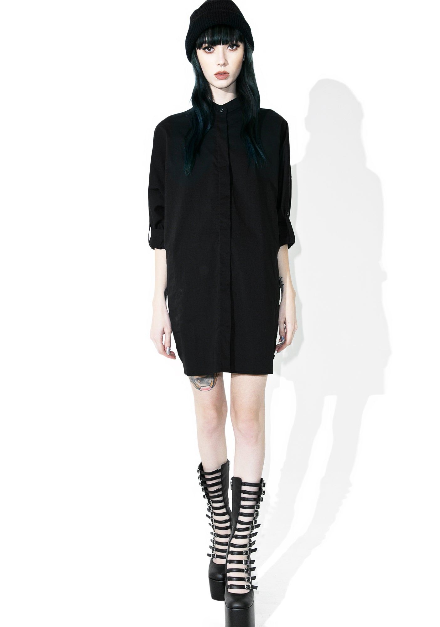 Blah Blah Blah Long Shirt sold by Dolls Kill product image thumbnail 5