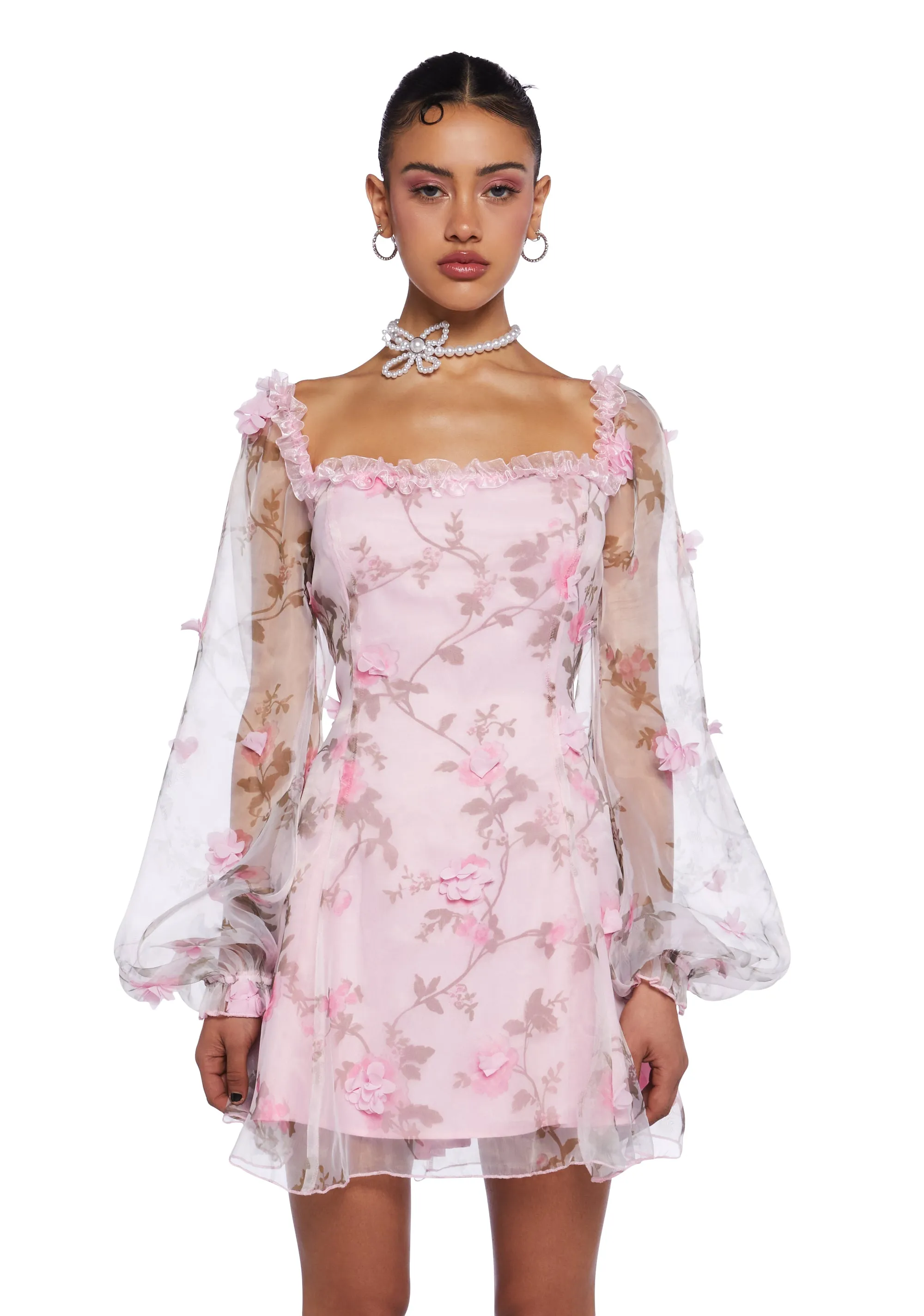 Multiple Proposals Mini Dress - Pink sold by Dolls Kill