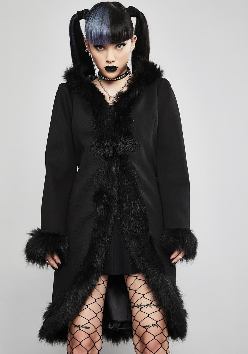 Cold Soul Faux Fur Coat sold by Dolls Kill product image thumbnail 2