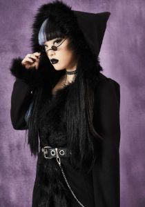 Cold Soul Faux Fur Coat sold by Dolls Kill