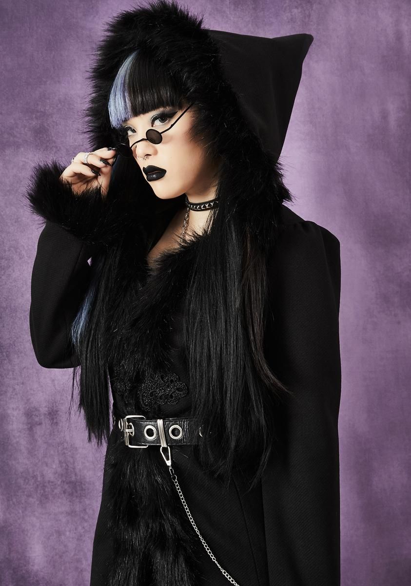 Cold Soul Faux Fur Coat sold by Dolls Kill product image thumbnail 5