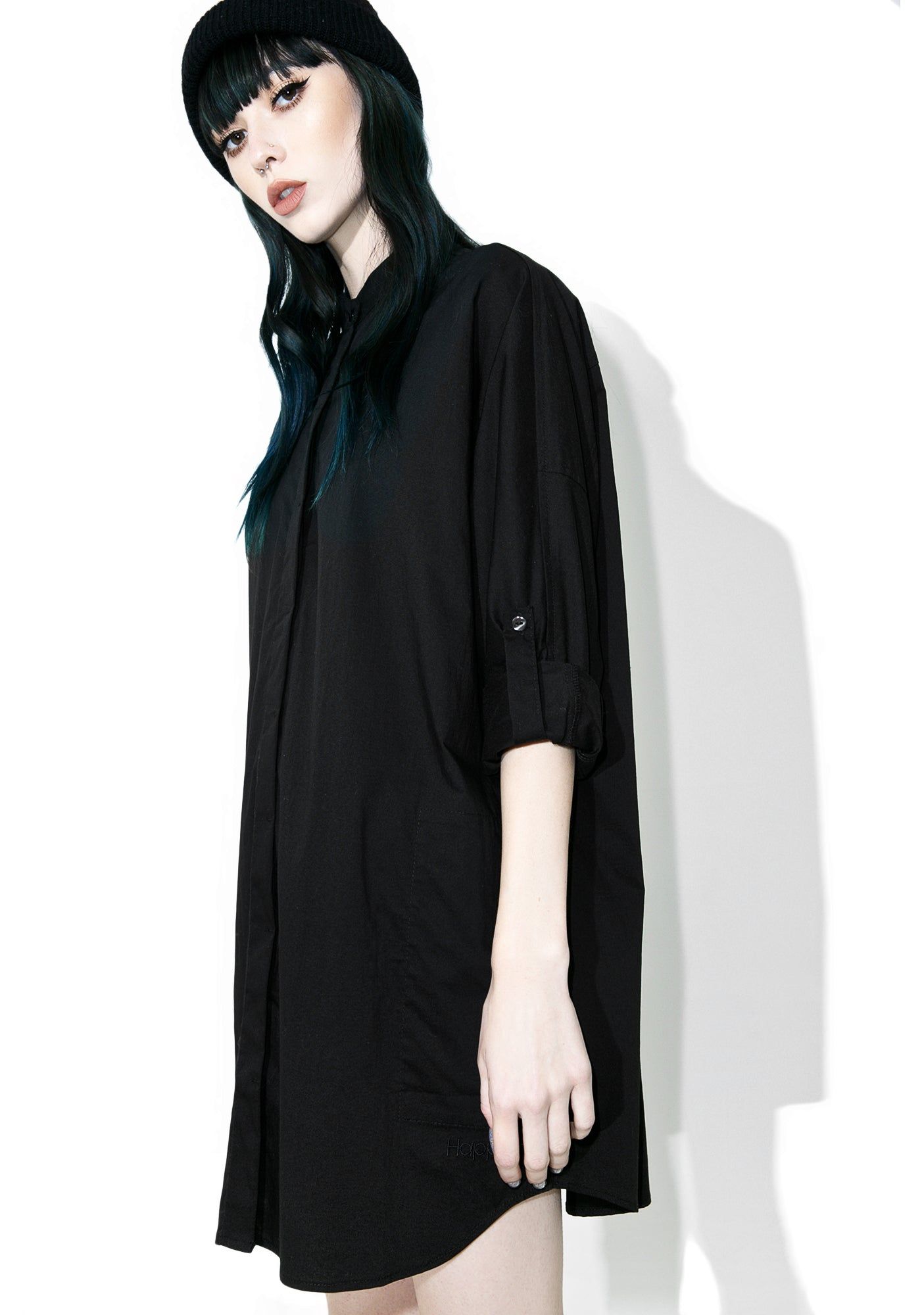 Blah Blah Blah Long Shirt sold by Dolls Kill product image thumbnail 4