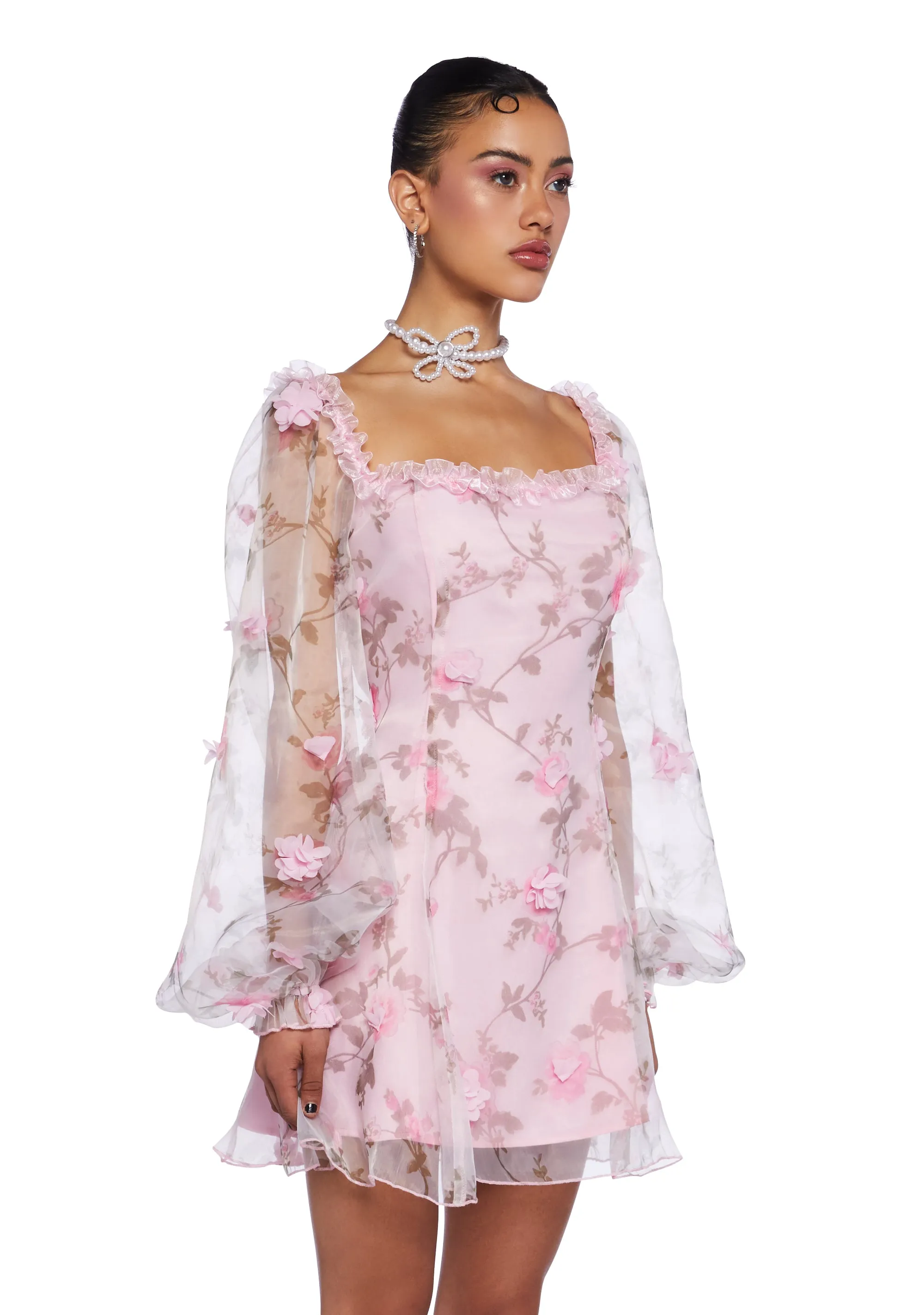 Multiple Proposals Mini Dress - Pink sold by Dolls Kill product image thumbnail 3