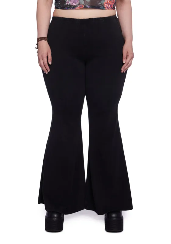 Plus Summer Solstice Flare Pants sold by Dolls Kill