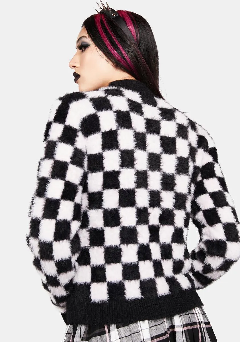 Check It Out Fluffy Knit Sweater sold by Dolls Kill product image thumbnail 4
