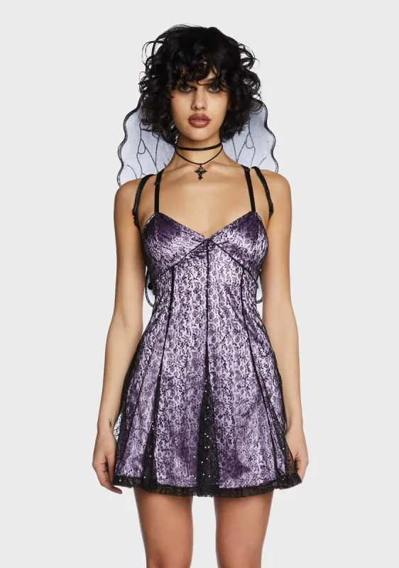 Work Your Magic Dress And Wings Set sold by Dolls Kill