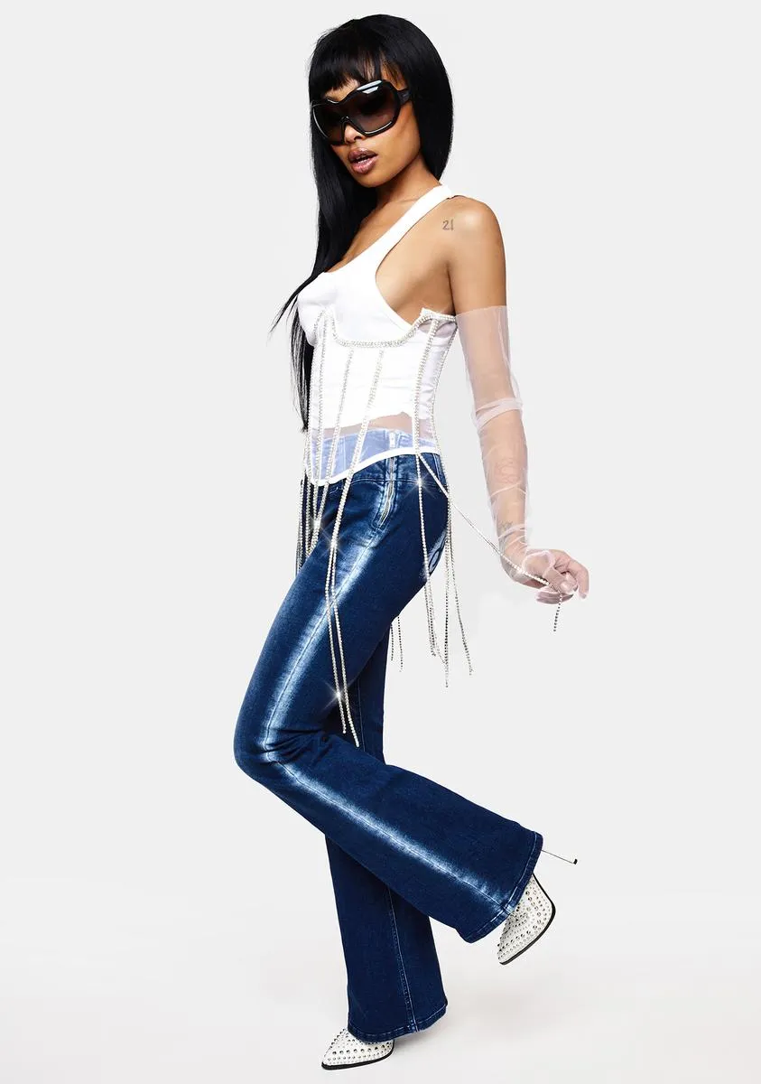 Crystal Drip Underbust Corset sold by Dolls Kill product image thumbnail 3