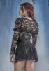 Midnight Meal Sheer Lace Crop Top sold by Dolls Kill