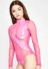 Shot Of Rhythm Vinyl Bodysuit sold by Dolls Kill
