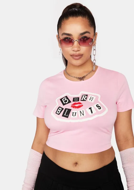 Plus Feel The Burn Crop Top sold by Dolls Kill