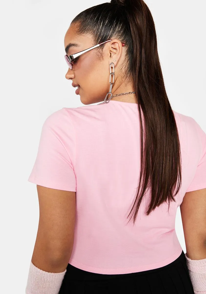 Plus Feel The Burn Crop Top sold by Dolls Kill product image thumbnail 4