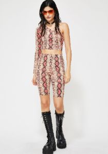 Deadlier Than You Snakeskin Set sold by Dolls Kill