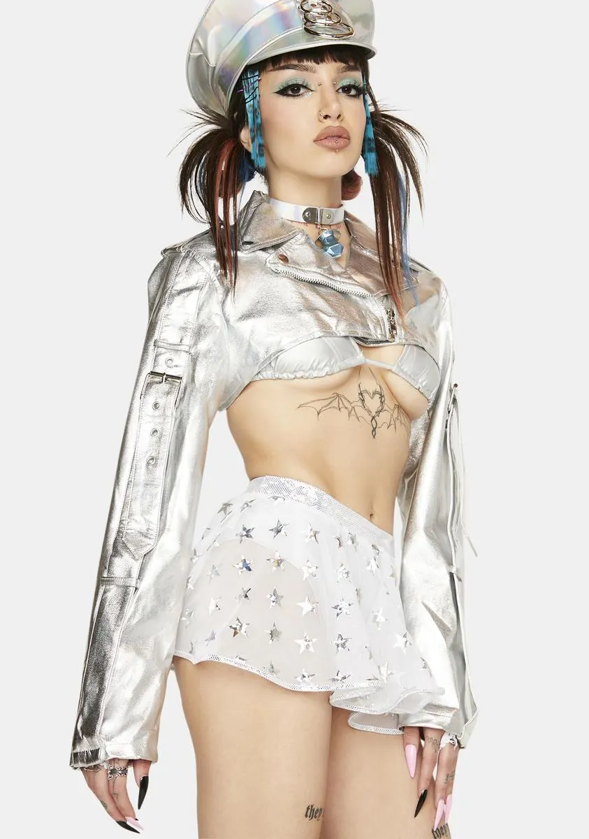 Moonlight Rev It Up Shrug Moto Jacket sold by Dolls Kill product image thumbnail 2