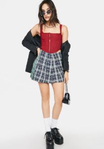 Wine In My Pocket Corset Top sold by Dolls Kill