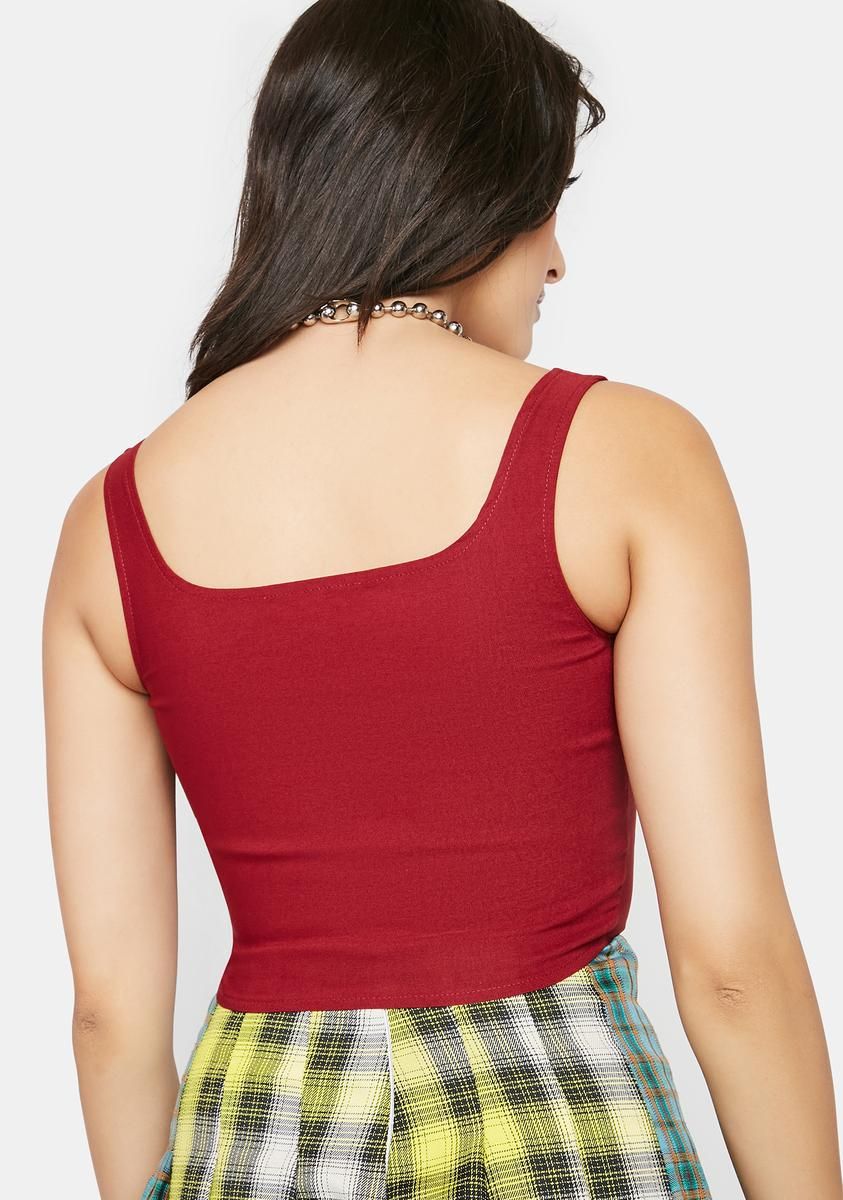 Wine In My Pocket Corset Top sold by Dolls Kill product image thumbnail 4