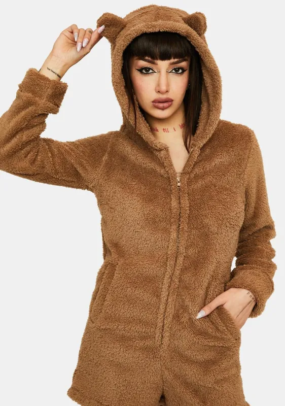 Cocoa Serious Snuggles Romper sold by Dolls Kill