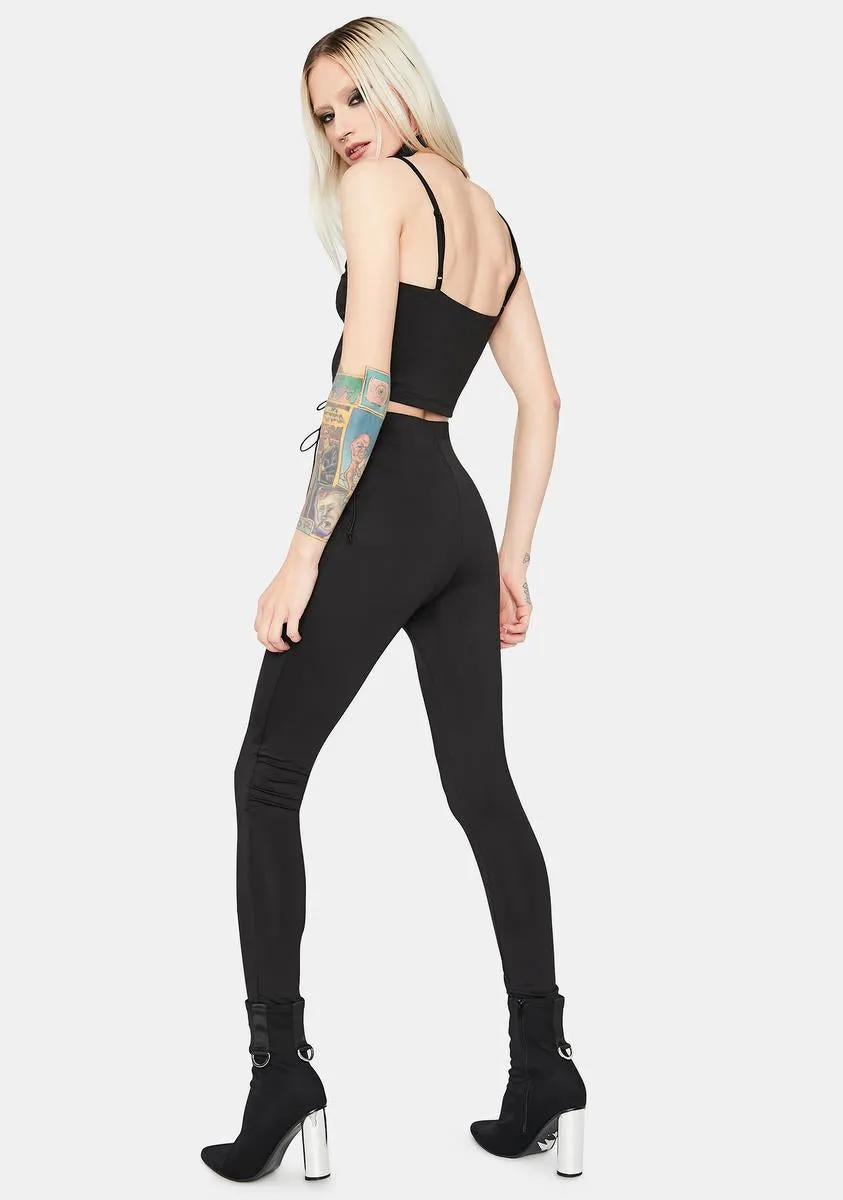 Gotta Be Real Lace Up Legging Set sold by Dolls Kill product image thumbnail 4