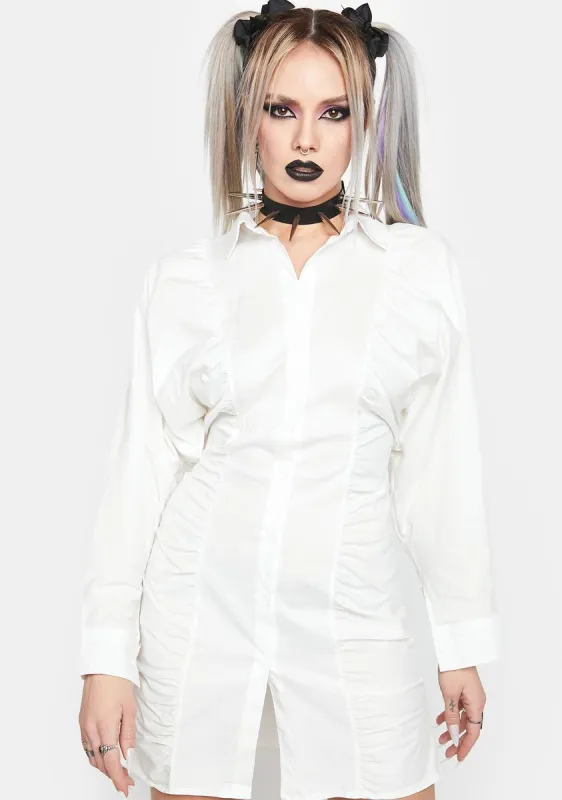 Pure Friends Or Lovers Shirt Dress sold by Dolls Kill