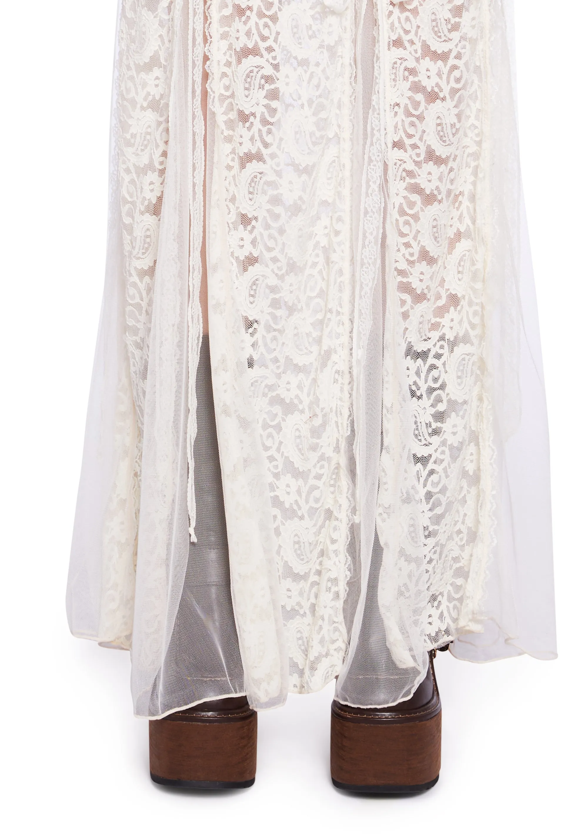 Boho Heart Maxi Skirt sold by Dolls Kill product image thumbnail 5