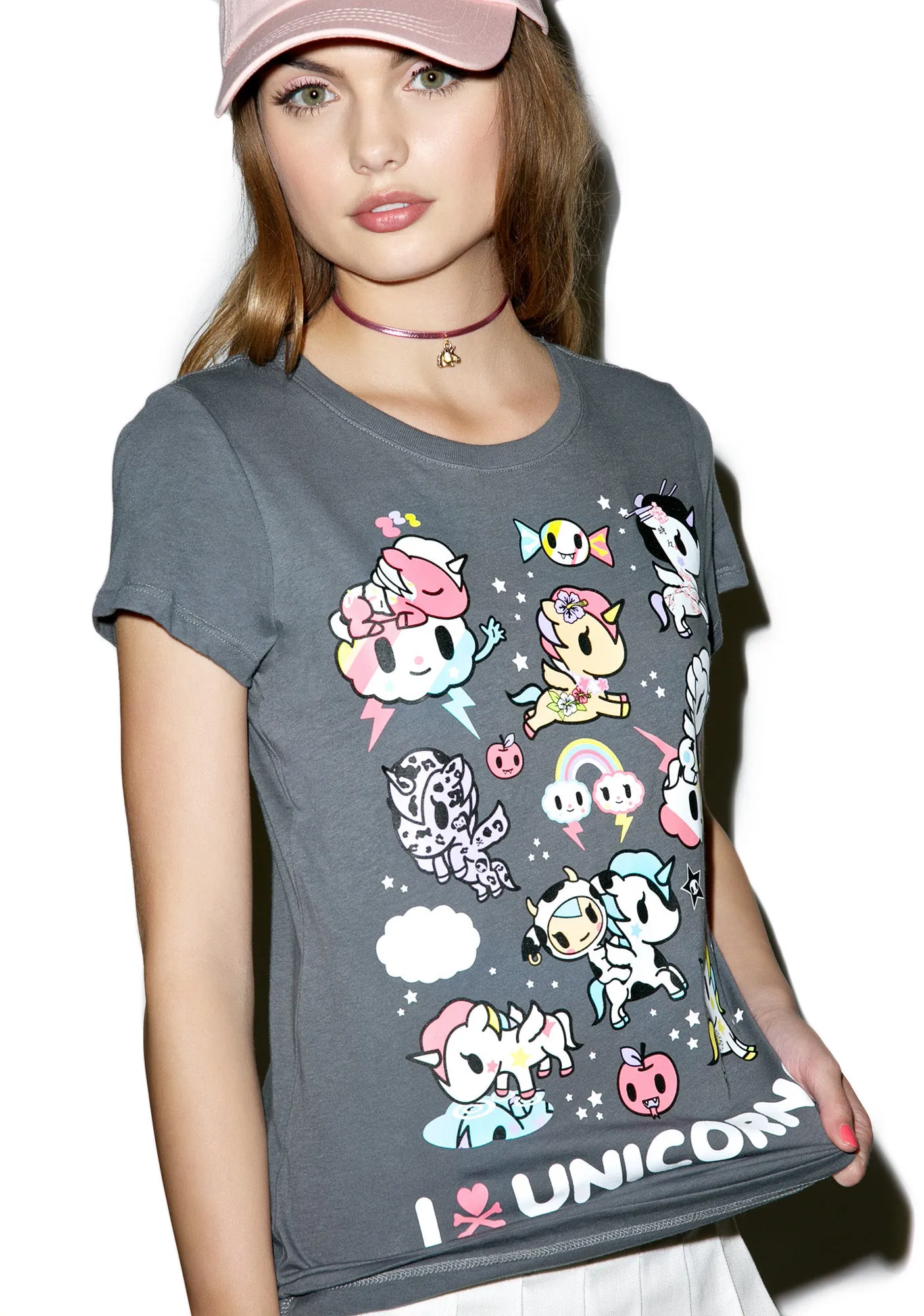 I Heart Unicornos Tee sold by Dolls Kill product image thumbnail 3