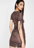 Leopard Guenetta Mesh Dress sold by Dolls Kill