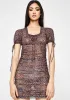Leopard Guenetta Mesh Dress sold by Dolls Kill