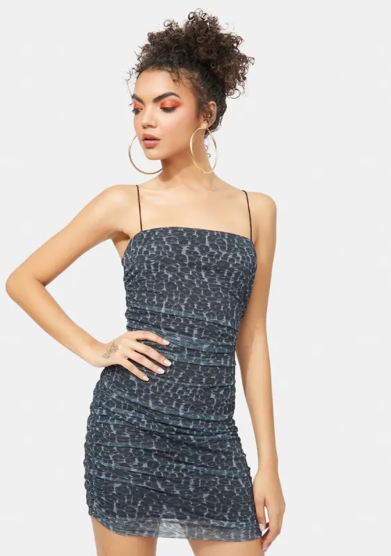 Party Animal Ruched Mini Dress sold by Dolls Kill