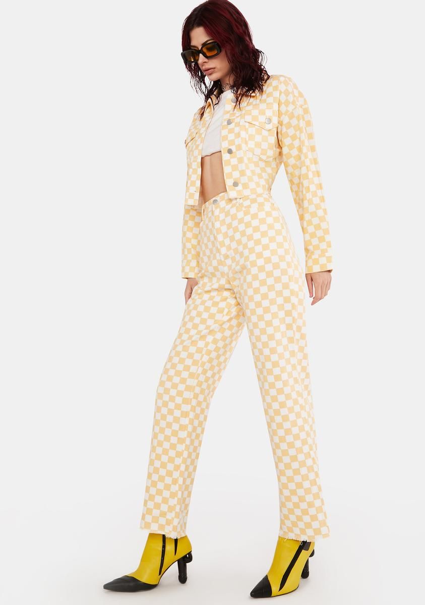 Where I'm At Checkered Pants sold by Dolls Kill product image thumbnail 2