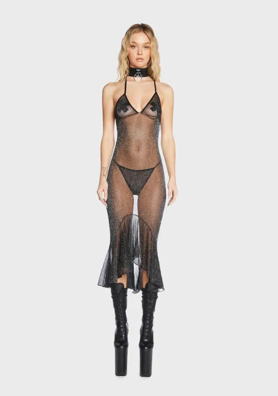 Romantic Getaway Mesh Dress sold by Dolls Kill