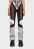 x Dolls Kill Moto Mesh Pants - Purple sold by Dolls Kill