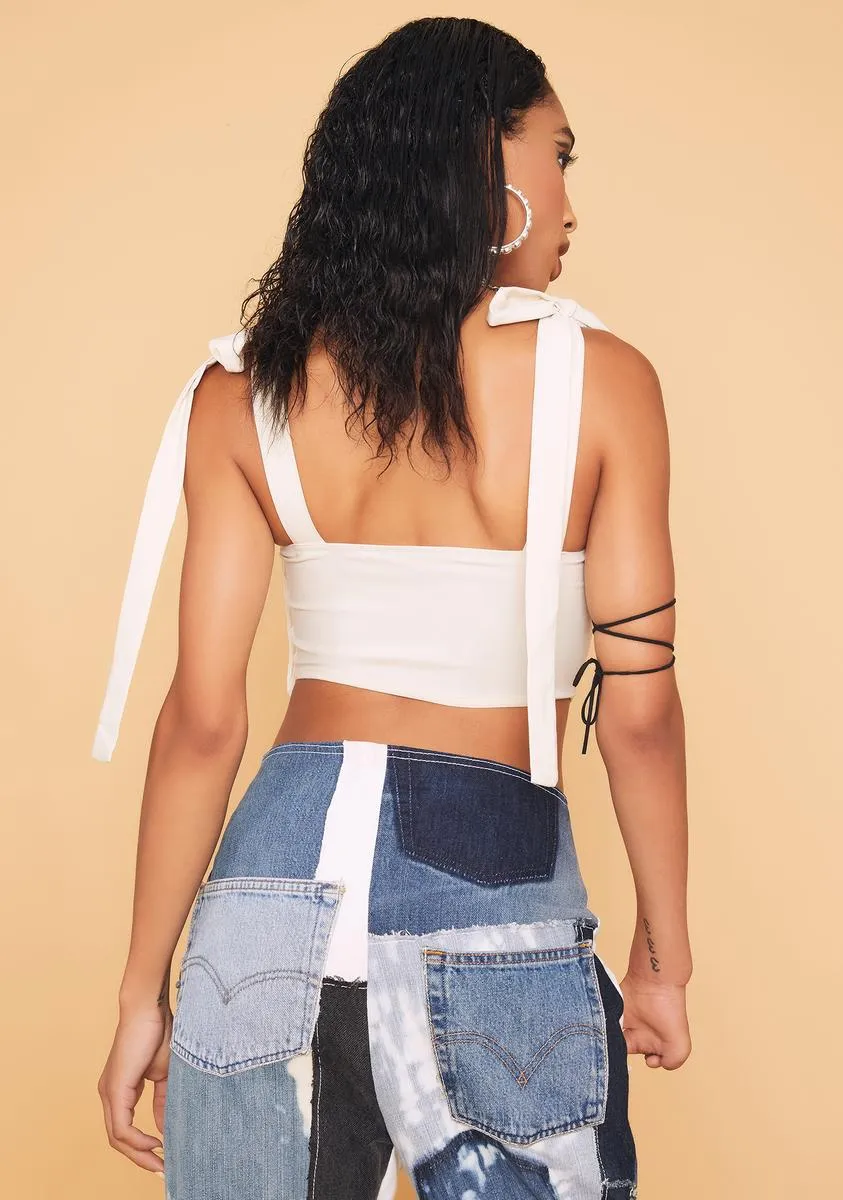 Wild Romance Corset Crop Top sold by Dolls Kill product image thumbnail 4