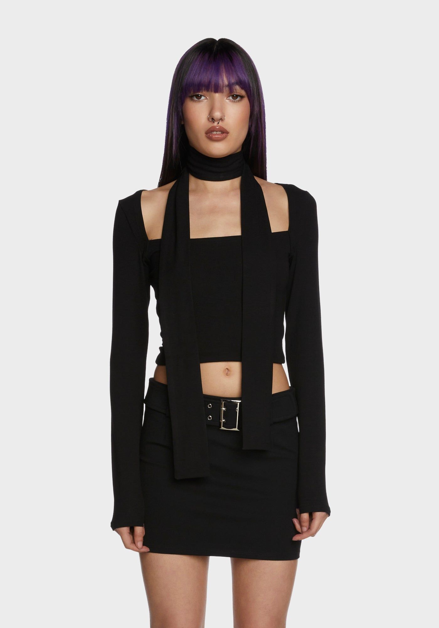 Good Form Crop Top sold by Dolls Kill