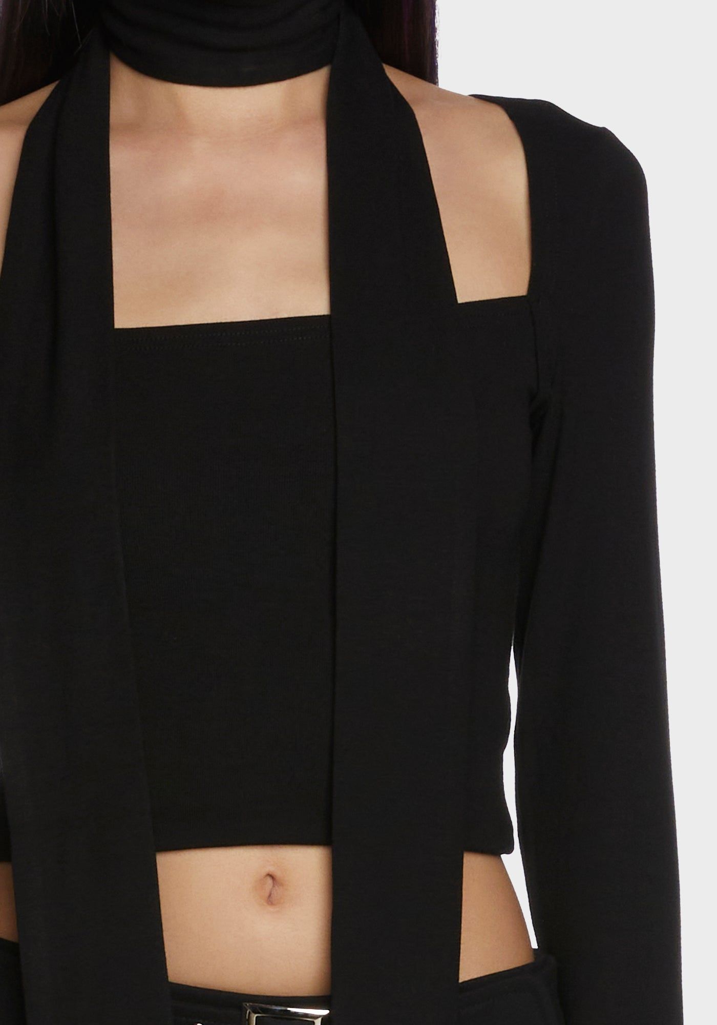 Good Form Crop Top sold by Dolls Kill product image thumbnail 2