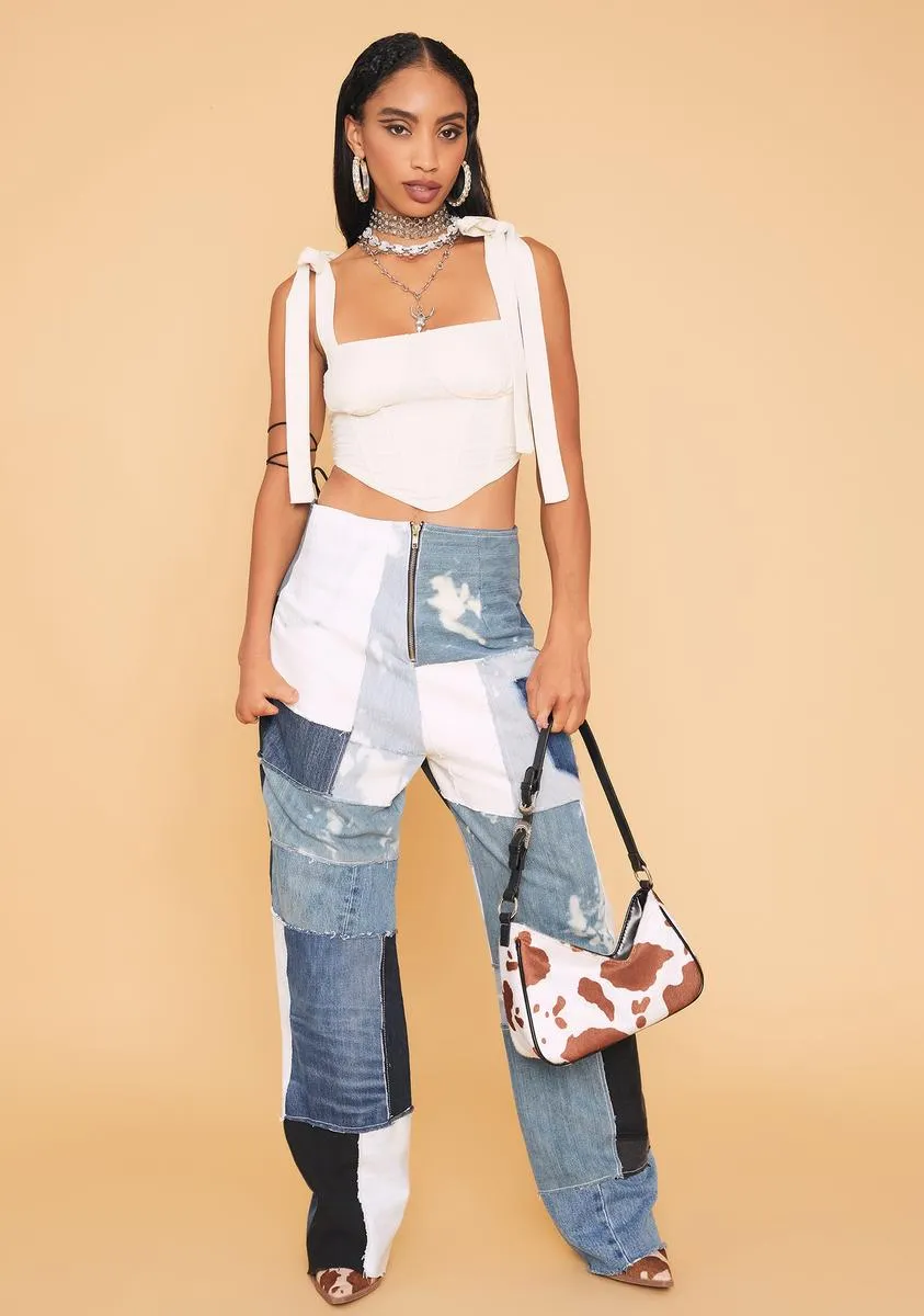 Wild Romance Corset Crop Top sold by Dolls Kill product image thumbnail 3