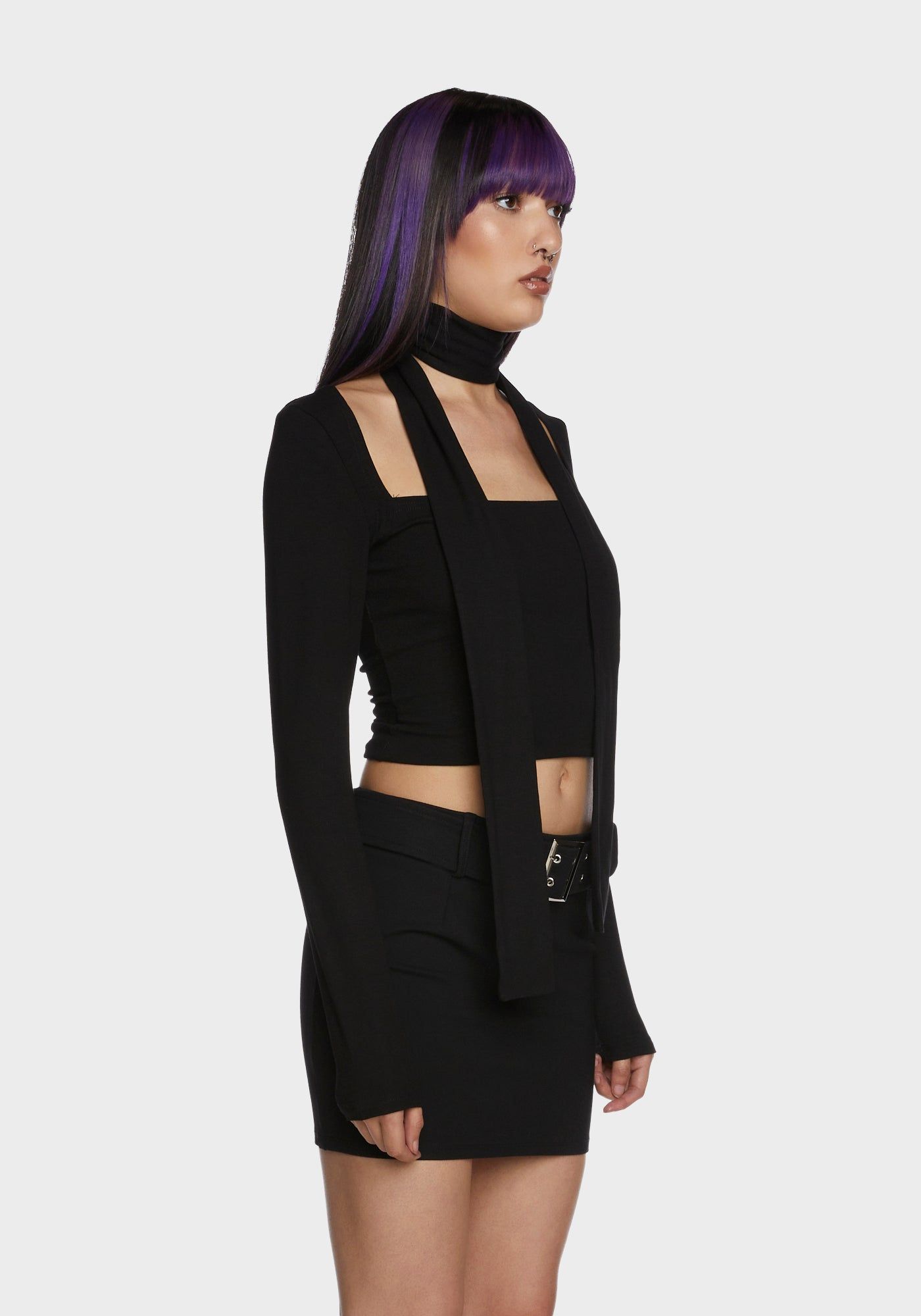 Good Form Crop Top sold by Dolls Kill product image thumbnail 3