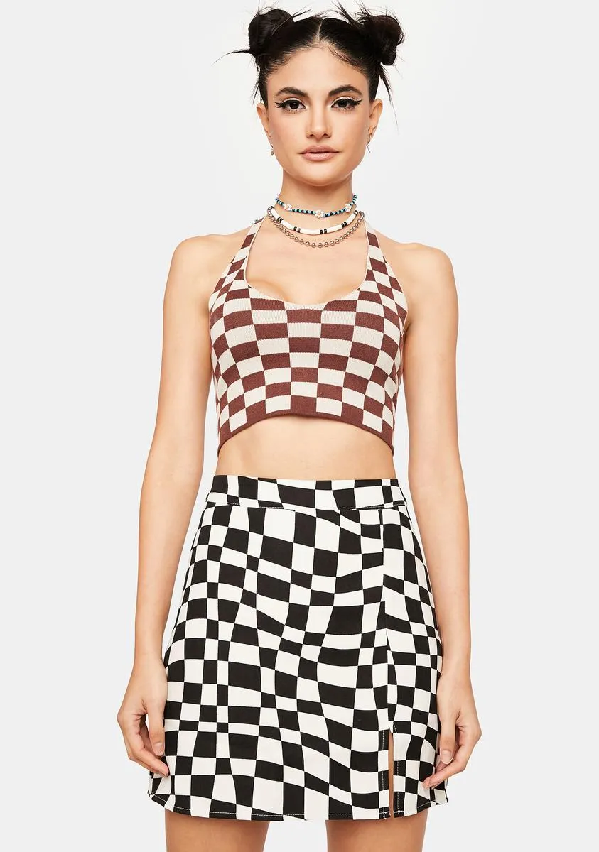 Op Art Mini Skirt sold by Dolls Kill product image thumbnail 2