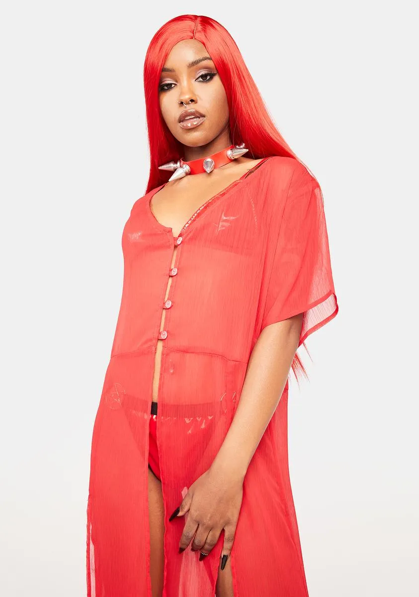 Fire Kokomo Duster sold by Dolls Kill product image thumbnail 2