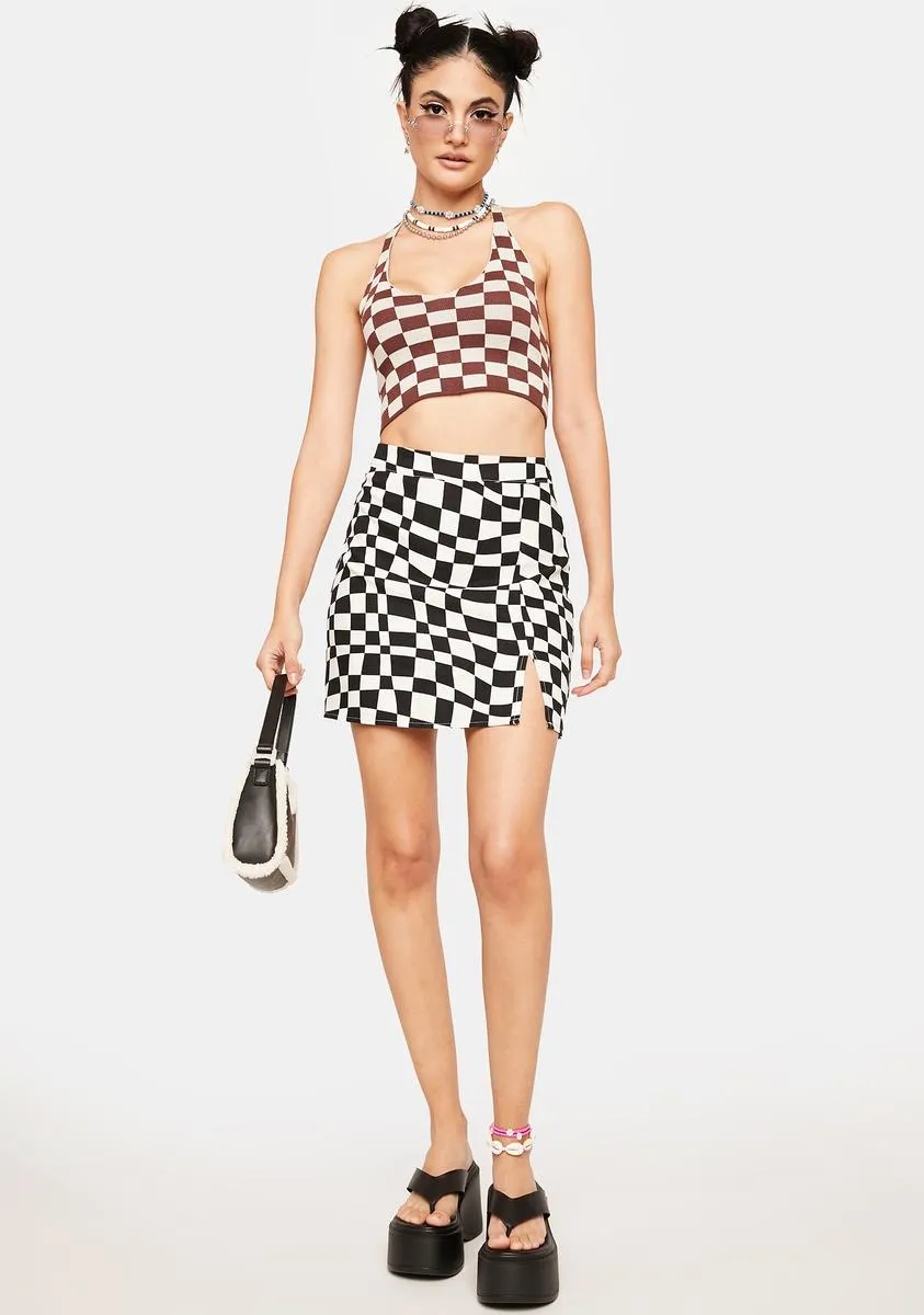 Op Art Mini Skirt sold by Dolls Kill product image thumbnail 3
