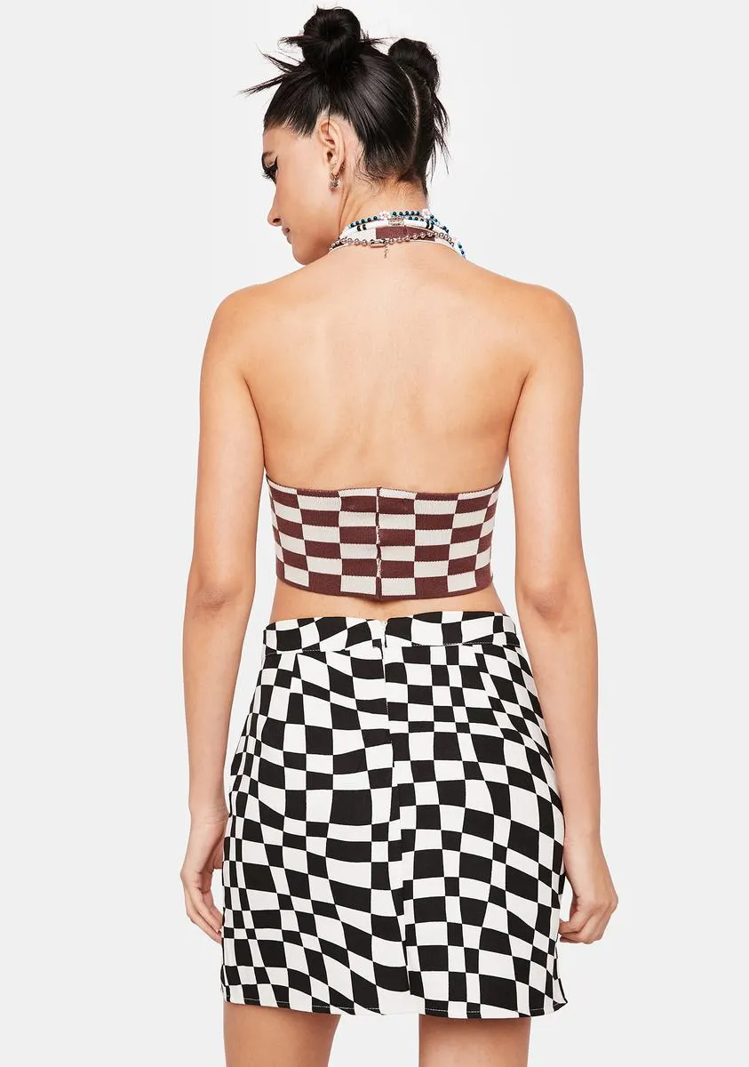 Op Art Mini Skirt sold by Dolls Kill product image thumbnail 4