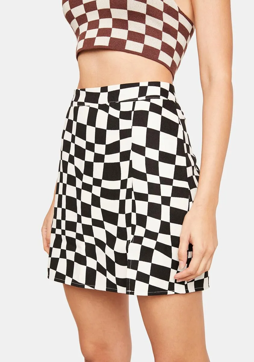 Op Art Mini Skirt sold by Dolls Kill