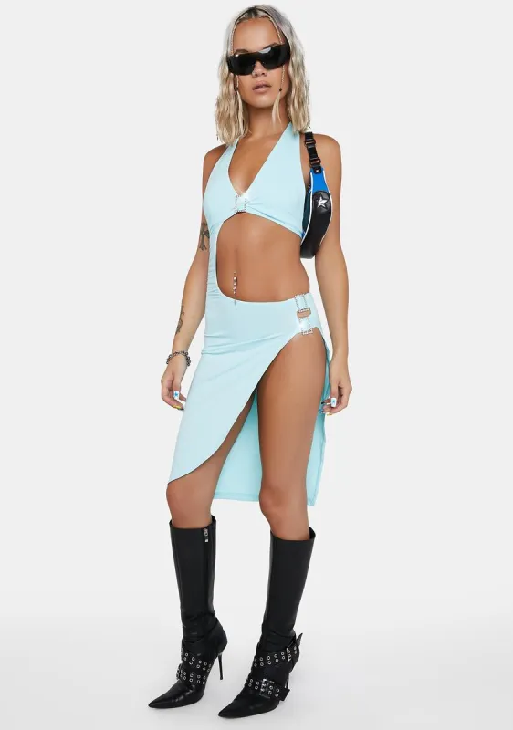 Icy Wanted Woman Cut Out Midi Dress sold by Dolls Kill