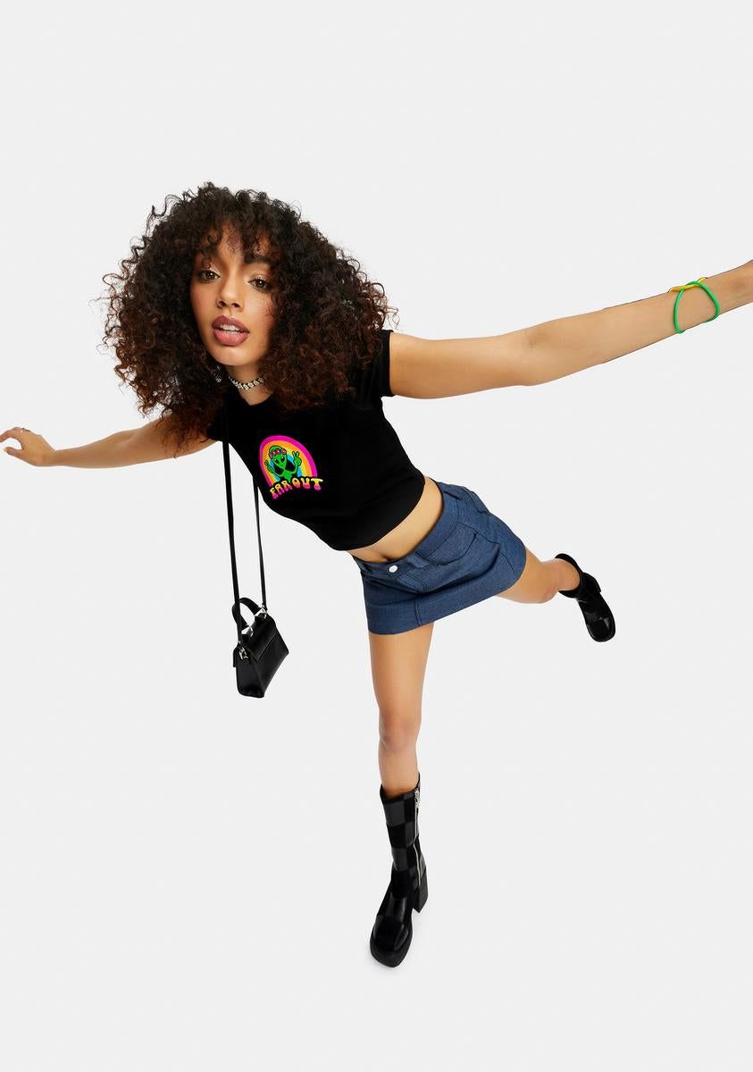 Freak Of The Week Alien Baby Tee sold by Dolls Kill product image thumbnail 3