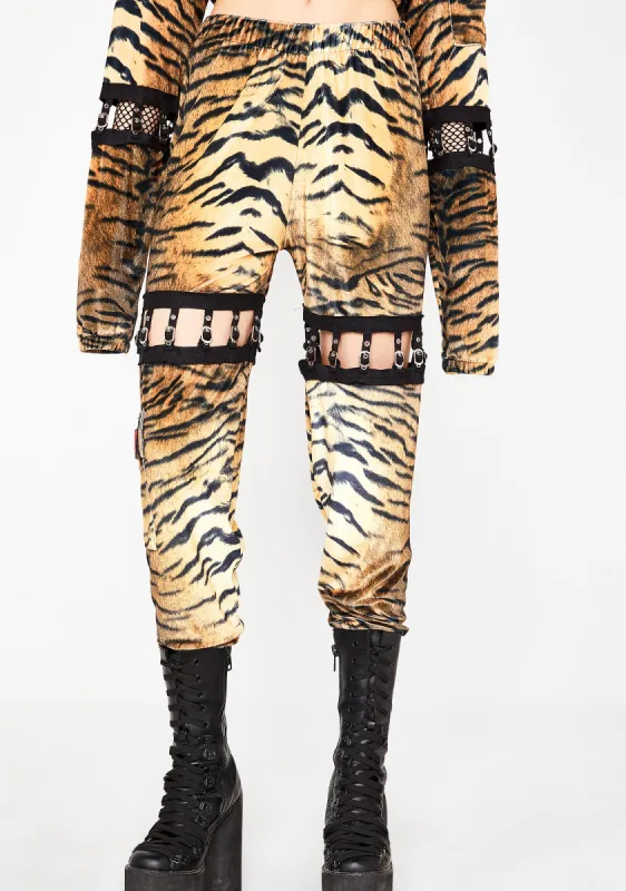 Connected Tiger Cargo Pants sold by Dolls Kill