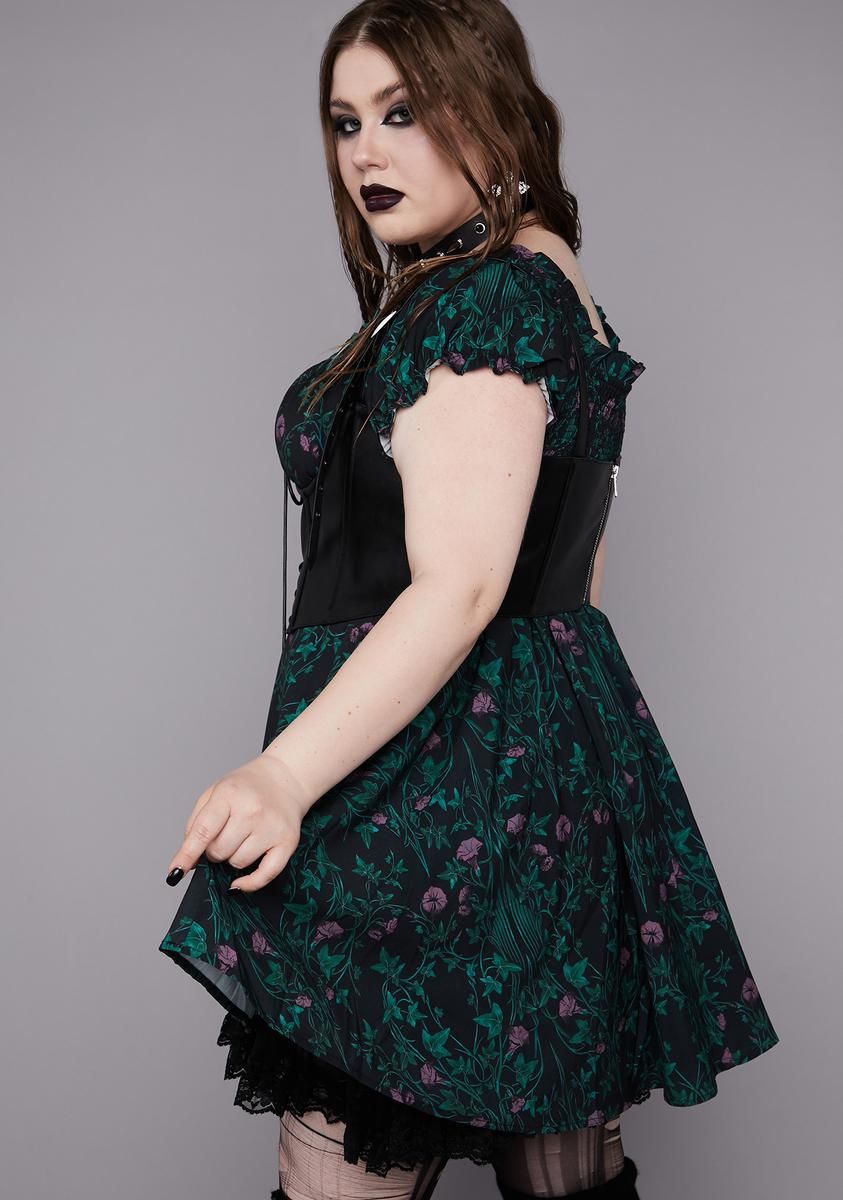 Plus Herbal Magic Mini Dress sold by Dolls Kill product image thumbnail 4