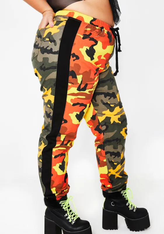 Bomb Baddie Alert Cargo Joggers sold by Dolls Kill