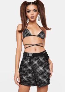 Flashback Mesh Crop Top sold by Dolls Kill