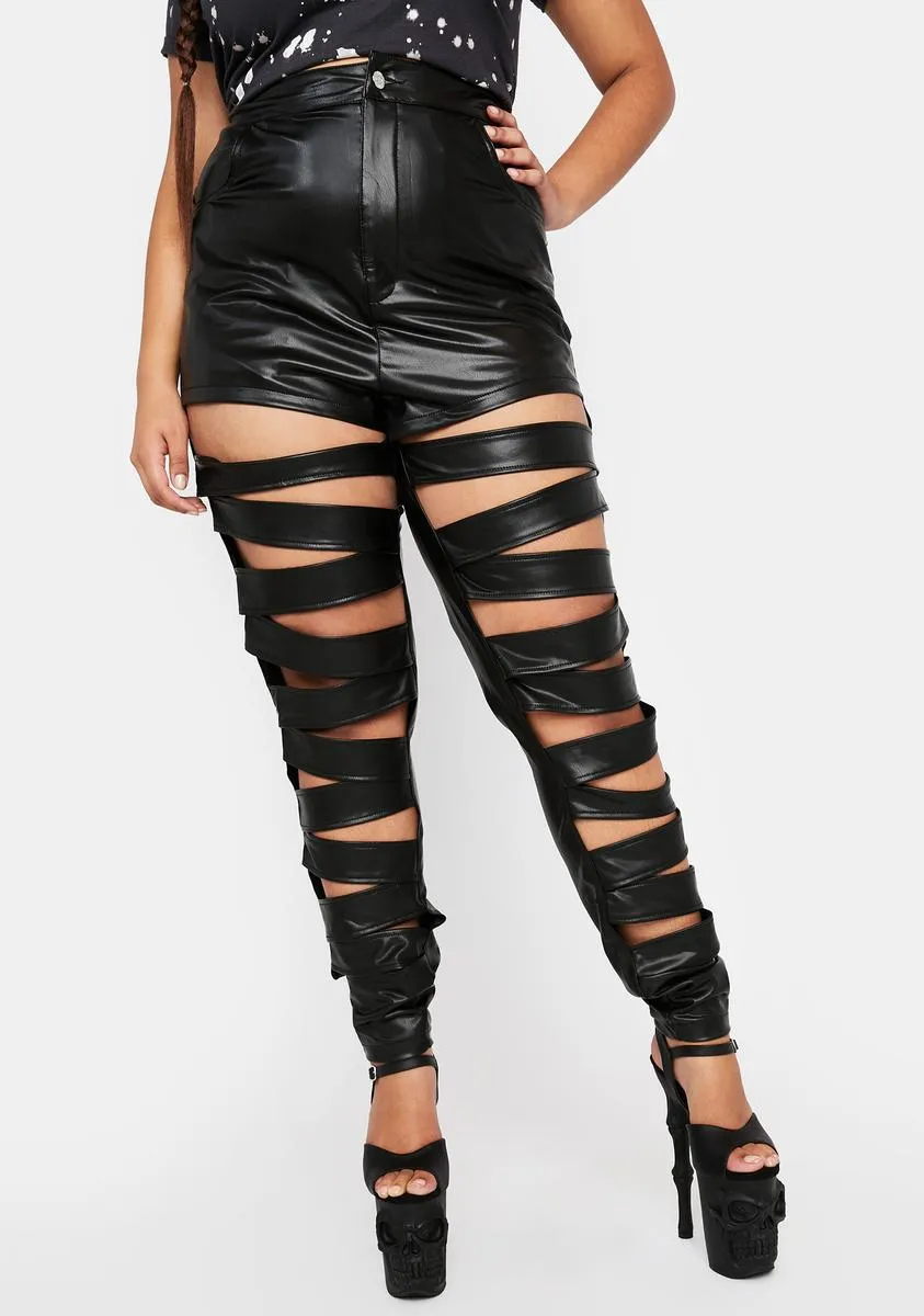 Plus Noir Dripping In Finesse Pants sold by Dolls Kill