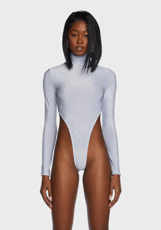 Lowkey Influencer Sparkle Bodysuit sold by Dolls Kill