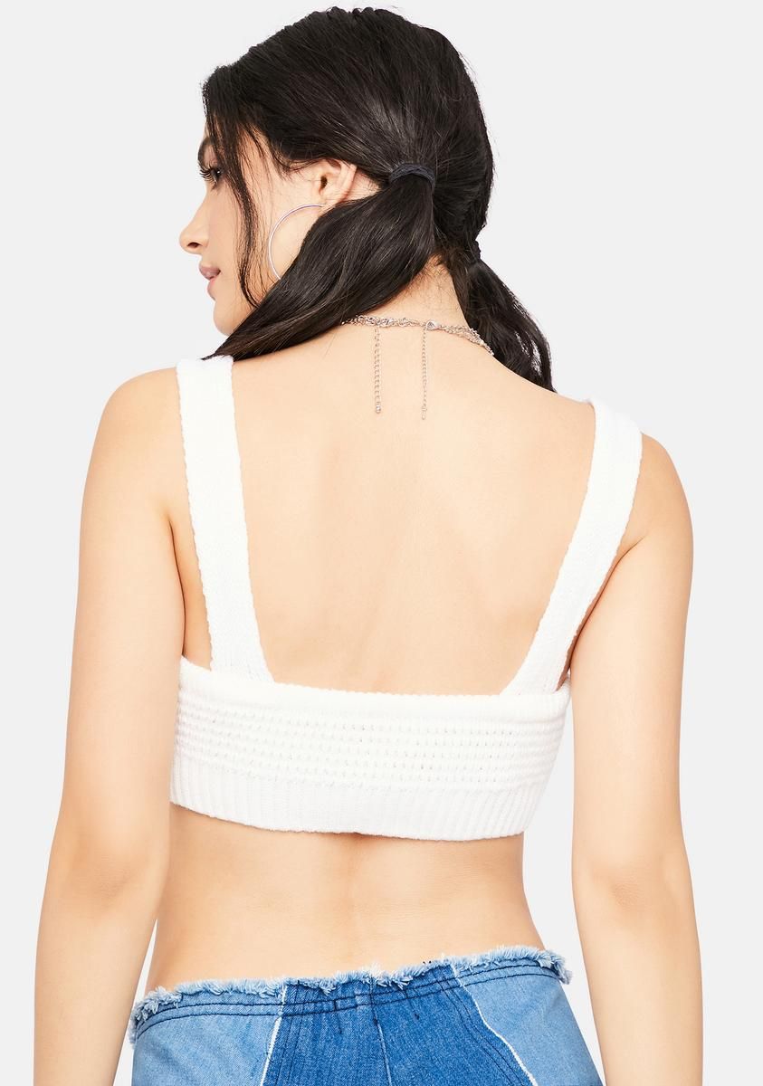 Bliss Carnival Karma Crochet Crop Top sold by Dolls Kill product image thumbnail 4